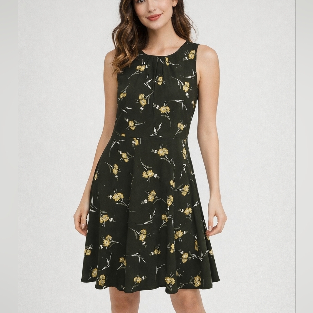 Banana Republic Fit & Flare Flower Dress